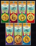 Gwinea Równikowa . Znaczki pocztowe ( Sport ) czyste / 1972 r.