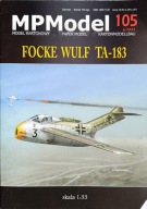 MPModel 105 samolot FOCKE WULF TA-183