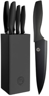 ZESTAW KOMPLET NOŻY KUCHENNYCH NOŻE KUCHENNE W BLOKU STOJAKU MASTERCHEF