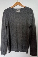 ACNE męski szary sweter Angora Świetny skład Rozmiar M Miękki i ciepły CUDO
