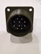 złącze okrągłe 10 pinowe męskie kołnierzowe DS3102A 18-1P