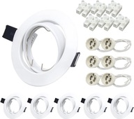 Wondlumi 6 x reflektor do zabudowy GU10 lampa wychylna okrągła B116