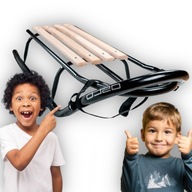 SANKI METALOWE DLA DZIECI DOROSŁYCH GRUBE PŁOZY ŚLIZG 130KG DUŻE NA KULIG