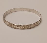 Srebrna stara bransoletka Resovia