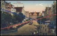 PTP - GDAŃSK # DANZIG # DŁUGI TARG, TRAMWAJ # POCZTÓWKA