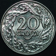 20 groszy 1923 - Typ IV - Utrecht - RZADKIE
