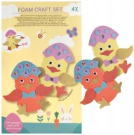 OZDOBY WIELKANOCNE KURCZACZKI DLA DZIECI ZESTAW KREATYWNY NA WIELKANOC