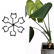 Podpora do roślin kwiatów doniczkowych podpórka chwytak czarna –PLA 1szt