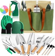 Zestaw Narzędzi Ogrodowych 13szt Organizer Torba Aluminium Ergonomiczny
