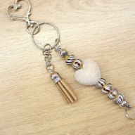 Brelok damski do kluczy Serce zawieszka 6423 Oliwia Kurowska, Kuba Kurowski