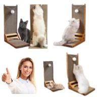 DRAPAK DLA KOTA TEKTUROWY KARTONOWY ZABAWKA LEGOWISKO ZABAWKA LEGOWISKO