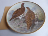 Talerz ptak Pardwa szkocka Limoges Haviland autor Basil EDE 23 cm