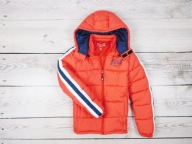 EVERLAST__SPORTS PUFFER RED JACKET__ODPINANY KAPTUR__CZERWONA__M__J.NOWA