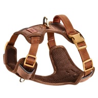 Szelki Dla Psa Easy Walk XS brązowe – Odblaskowe, Regulowane, Mocne