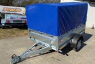 Przyczepa Samochodowa Neptun Pro N7-210 prr plandeką i stelażem
