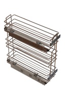 Cargo do szafki 20 CHROM tandem blum pełny wysuw boczne LEWE STARAX S-2441-