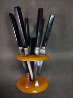 Bakelitowy stojak na nożyki do owoców ROSTFREJ