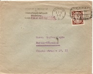GDAŃSK -FREIE STADT DANZIG -koperta LUFTPOST -J.GOLDBERGER -obieg 1932 rok