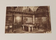 CIEKAWA STARA POCZTÓWKA FRANCJA SAINT-HERBOT WNĘTRZE KAPLICY PRZEDWOJENNA