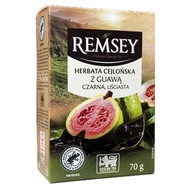 Remsey Herbata czarna Cejlońska z Guawą Liściasta 70g