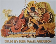 *T.0988*mB BLOCZEK, BLOK FAUNA Ptaki łowne ornitologia ptaki Johna Audubona