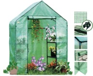 Tunel Ogrodowy 143x73x195 cm - Doskonały do Uprawy Roślin Foliowa Szklarnia