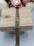 Bransoletka Męska Stal 316L Bicolor Styl President Klasa Design Blaszka