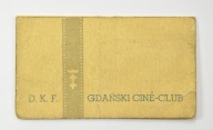 LEGITYMACJA DKF KLUB FILMOWY GDAŃSK 1957 r. RZADKOŚĆ