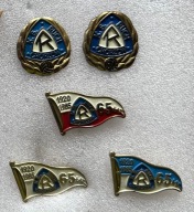 Ruch Chorzów zestaw odznak