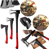 SIEKIERA ROZŁUPUJĄCA ZESTAW SIEKIER DO ŁUPANIA 3SIEKIERY FIBERGLASS NA ZIME