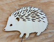 Drewniany Jeż 12cm. Dzień Jeża, jeż do ozdabiania, jesień drewno, scrapki