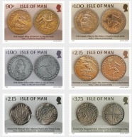Wyspa Man 2025 Znaczki ** stare monety