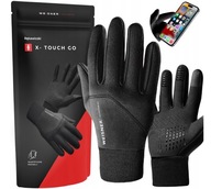 WEISNER GO| RĘKAWICZKI RĘKAWICE CZARNE ROWEROWE SPORTOWE ROBOCZE ELEGANCKIE