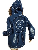 ARTESANIAS BLUZA SWETER z kieszeniami motyw łapacz snów roz M -40-42