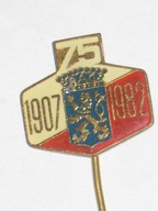 FABRYKA SAMOCHODÓW PRAGA 75 lat Odznaka z PRL