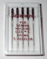 Igły 5szt półpłaskie do maszyny roz.9
