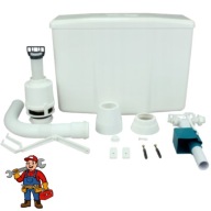 SPŁUCZKA DO WC ŁAZIENKI TOALETY DOLNOPŁUK START STOP ZAWÓR SPUST/NAPEŁNIAJ.