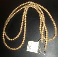 Vintage Korale sznur pereł z metką import z CSRS