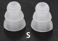 Gumki słuchawek - końcówki silikonowe - choinka S