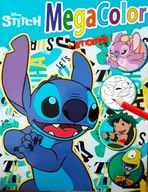 KOLOROWANKA KLASYCZNA XXL STITCH DISNEY + NAKLEJKI