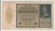 Niemcy 10000 marek 1922 Ros.69 c stan z obiegu