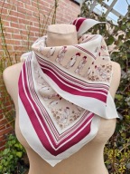 Japan apaszka chustka chusta japońska geiko gejsza geisha kimono 65x67cm