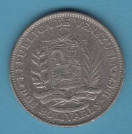 (1WE15) Wenezuela 2 boliwary, 1967