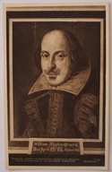 WILIAM SZEKSPIR - PORTRET; William Shakespeare - PORTRET - CZYSTA RZADKOŚĆ