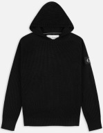 CALVIN KLEIN JEANS Monologo Badge Hoodie Sweater sweter męski Relaxed Fit M