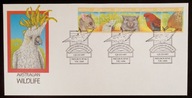 AUSTRALIA 1987 MI 1041-45 ZWIERZĘTA PTAKI SSAKI FDC