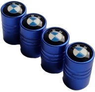 Nakrętki kapturki na wentyle BMW niebieskie (4szt.)