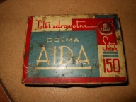 STARA PUSZKA BLASZANA TUTKI ZDROWOTNE PRIMA AIDA