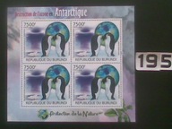 Ptaki , Burundi MNH