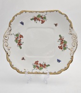 S. Hancock & Sons "Cyprus" Unikatowa Patera Owoce i Motyle Anglia
